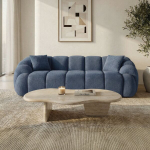 Trivietė sofa Octavio, tamsiai mėlyna