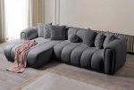 Sofa N-Line Left, tamsiai pilka