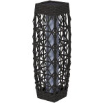 Lauko &scaron;viestuvas,pastatomas saulės energija, LED, automatinis jungiklis, 20x20x68cm, pilkas