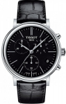 Tissot moteri&scaron;kas laikrodis T-Classic Carson Premium Chronograph T122.417.16.051.00, juodas