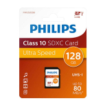 Atminties kortelė telefonui Philips SDXC Card 128GB Class 10 UHS-I U1