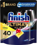 Indaplovių tabletės Finish Ultimate Lemon, 40 vnt