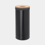 Laundry skalbinių dėžė, 35l, juoda matinė, Brabantia