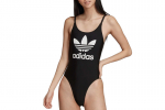 Maudymosi kostiumėlis moterims Adidas Orginals Trefoil Swim W ED7537 49280, juodas