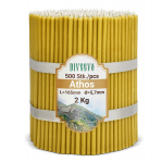 Bažnytinės graikų žvakės &bdquo;Athos&ldquo; 2kg N100, 500vnt.