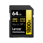 Atminties kortelė Lexar&reg; Professional 1800x 64GB LSD1800064G