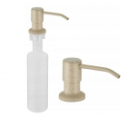 Įmontuojamas skysto muilo dozatorius Mexen Oval, 320 ml, Beige granite