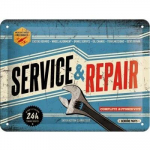 Nostalgic art Service and Repair Skardinis ženklas 15x20 cm, M