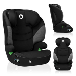 Lionelo Lars I-Size Black Grey automobilinė kėdutė, 100-150 cm, ISOFIX, juoda/pilka