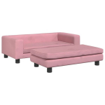Vaiki&scaron;ka sofa vidaXL, rožinė