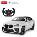 Nuotoliniu būdu valdomas automobilis BMW X6 M Rastar, baltas