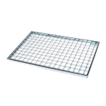 Cinkuotojo plieno tinklelio grotelės Aco 40x60cm batams