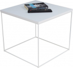 Kavos staliukas ADRK Furniture Elena 50x50 cm, baltas