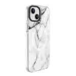Evelatus PC+TPU dėklas skirtas Apple iPhone 15 Plus su MagSafe Marmuro balta