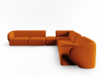 Mink&scaron;tas kampas Milo Casa Paolo, oranžinis