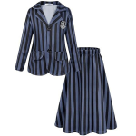Mokyklinė uniforma vaikams Wednesday Addams, 120 dydis