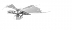 Metalinė dėlionė - konstruktorius Metal Earth Harry Potter Gringgotts Dragon 3D