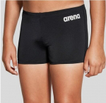 Maudymosi glaudės berniukams Arena Solid Short, juodos