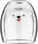 Dvigubo stiklo puodelis Dog, 360 ml