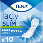 Urologiniai paketai moterims Tena Lady Slim Extra, 10 vnt.