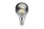 LED lemputė Filament G45, E14, 4W, 200lm, 1800K, 220-240V, 360&deg;, pilka