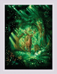 Siuvinėjimo kryželiu rinkinys Needlecraft rinkinys Forest Spirit 30x40 RIOL2116