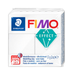 Polimerinė te&scaron;la - Fimo - Efektas permatomas - Balta 815 - 57 g - Kietėja orkaitėje