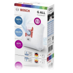 Siurblio mai&scaron;eliai - BOSCH - BBZ41FGALL - PowerProtect Tipas G ALL su aktyviais anglies filtrais - 4 mai&scaron;elių rinkinys + 1 filtras
