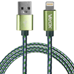 USB - žaibo laidas žalias 1,5 m VA0147 Vayox
