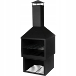 Sodo židinio atmosfera CM7000290 Auk&scaron;tas kaminas Metalinis 118 cm