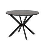 Metalinis sodo stalas Patio Lukka 100 cm pilkas, prakti&scaron;ko dizaino