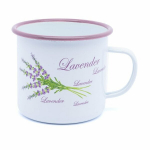 Emalio puodukas 700ml LAWENDA be dangtelio