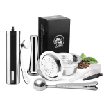 Daugkartinės kavos kapsulės, skirtos Lavazz-amio nerūdijančio plieno kavos kapsulių filtrams, skirtiems Mio Idola Mahcine su smulkintuvo &scaron;auk&scaron;tu