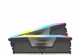 Corsair Vengeance RGB DDR5 6400 MHz CL32 32 Gt -muistimodulipaketti, harmaa