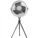 Fans,2000mAh Standing Fan - Portable Rechargeable Tripod Fan for Bedroom, Office, Living Room,White-13.3cm