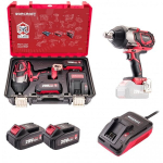 Akumuliatorinis smūginis veržliasukis Worcraft 3/4'' 1800Nm 20V LI-ION (XCUBE dėžė)