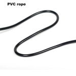 Jumping ropes,Adjustable Jump Rope with Padded Grips,black
