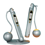 Jumping ropes,Smart Jump Rope for Fitness, Weighted Cordless Speed Jumping Rope, Adjustable Length,grey