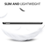 Tablet, E-reader cases,Case for iPad Mini 3/2/1 - Lightweight Smart Slim Shell with Translucent Frosted Back Cover,Black