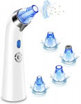 veido priežiūros prietaisai, inhaliacinis kompresorius, ink&scaron;tirų &scaron;alinimo įrankis &ndash; elektrinis porų dulkių siurblys su 5 siurbimo galiomis ir zondais, mėlynas