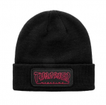Vyri&scaron;ka kepurė Thrasher China banks patch beanie, 144649, juoda, ONESIZE