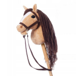 Žirgas ant medinio koto Hobby Horse A4, smėlio spalvos