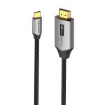 USB-C arba HDMI 2.0 laidas Vention CRBBH 2m, 4K 60Hz (juodas)