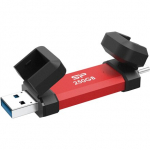 SSD - SILICON POWER - DS72 - 250 Go - USB 3.2 Gen 2 - Dviguba sąsaja USB Type-A ir Type-C