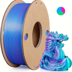 PLA Gijų Ritė 3D Spausdintuvams,  【&Scaron;ilko raudona/geltona/mėlyna】