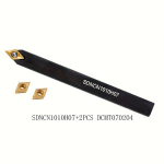 Tekinimo staklių įrankių laikiklis SDNC su karbido plok&scaron;telėmis, SDNCN1010H07+2PCS DCMT070204