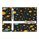 Kosminis ra&scaron;tas dekoratyvinis kilimas, 79 * 118 colių / 200 * 300 cm