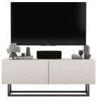 Lofto stiliaus TV spintelė Enjoy Lindner baldai 120 cm, ka&scaron;myro matinė
