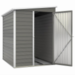 Sodo namelis Outsunny 142 x 184 x 165/181 cm, &Scaron;viesiai pilka