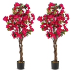 Costway Dirbtinis Bougainvillea medis,120 cm,2vnt